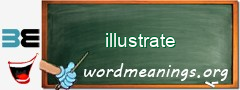 WordMeaning blackboard for illustrate